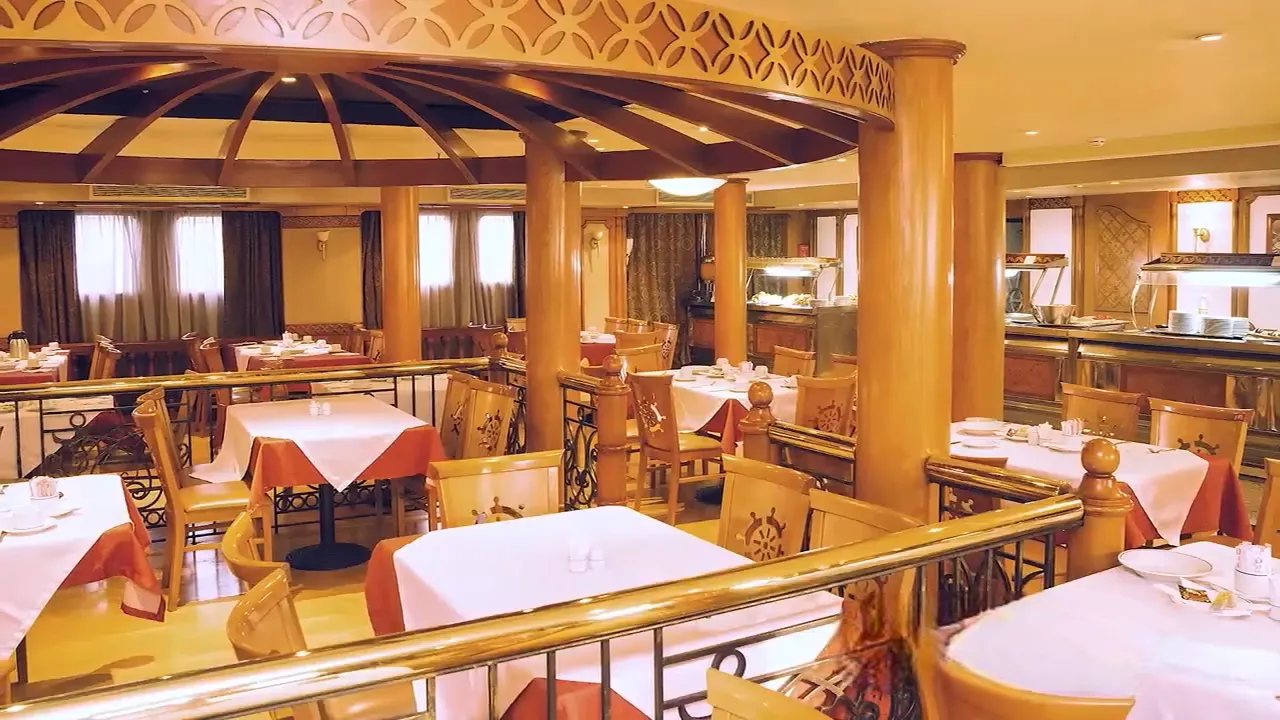 Restaurant aboard the MS Emilio Nile Cruise Nile cruise